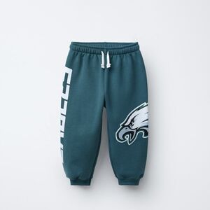 Zara Kids Teal Graphic Joggers